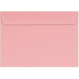 Livepac Office 100 farbige Briefumschläge / Din C6 / Farbe: rosa