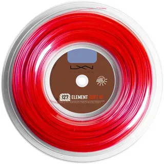 Luxilon Element IR Soft (Haltbarkeit+Armschonung) neonrot 200m Rolle