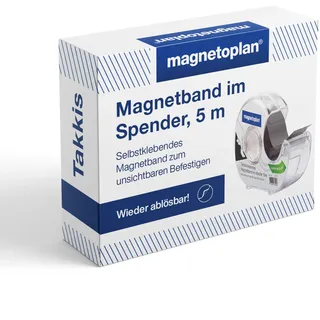 Magnetoplan Magnetklebeband im Spender B.19mm L.5m