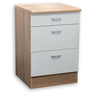 yourkitchen Unterschrank Andy 60 x 90 x 60 cm Weiß