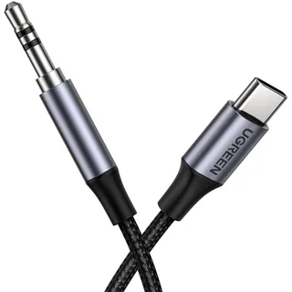 UGREEN USB-C – Audio AUX 3,5 mm Jack (M) 3,5mm USB Typ-C Schwarz, Silber