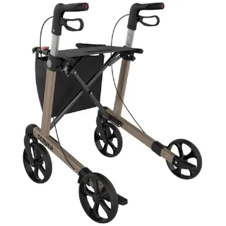 Rehasense Leichtgewicht Rollator Server M champagner