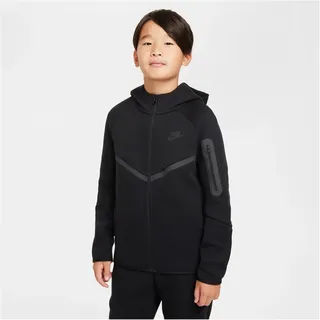 NIKE Sportswear Tech Fleece Kapuzenjacke Jungen 010 - black/black/black XL (158-170 cm)