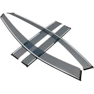 WSYLJX Windabweiser Autofenster für Kia Carens 2013 2014 2015 2016 2017 2018, Seitenschlitze Wind Deflectors Regenschutz Externes Zubehör, Auto Fenster Visier Wind
