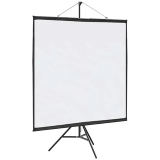 vidaXL Beamer Leinwand mit Stativ 72 Zoll 1:1 vidaXL
