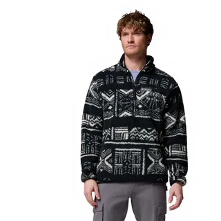 Columbia Rugged Ridge High Pile Fleece Mit Halbem Reißverschluss - Black Deschutes Days XL