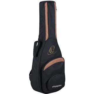 Ortega Guitars Pro Series Bag - 3/4 Klassische Gitarren Tasche - Höhe 94,62 cm - Breite 35,88 cm - Breiter Halsgurt - Schultergurte - Nylon, Schwarz (ONB34)