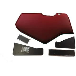 KRAM-TRUCK Armaturenbrett-Abdeckung, LKW-Cockpit, TV-Rack, kompatibel mit Man TGX 2021 und Neuer, 10 mm Schaumstoff, Kunstleder, langlebig, verschleißfest, kastanienbraun