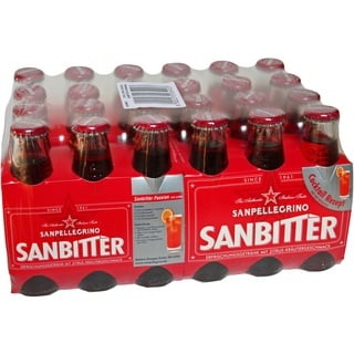 24 Flaschen San Pellegrino SANBITTER a ́ 98ml