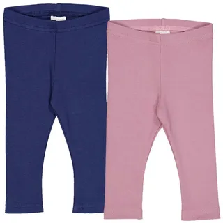 Fred ́s World by GREEN COTTON 2er-Set: Leggings "Alfa" in Rosa - 86