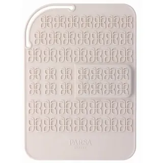 Parsa Beauty Hitzeschutzmatte Silikon beige/rosa 1 St.