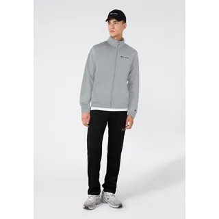 Champion Jogginganzug Terry Full Zip Sweatshirt (2-tlg), zweiteiliges Set, aus Baumwolle und Polyester, bequeme Passform grau M (48/50)