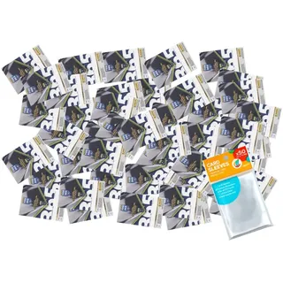 Bundle mit FIFA 365 Adrenalyn XL 2026 Trading Cards - 50 Verschiedene, zufällige Karten + Exklusive Collect-it Hüllen