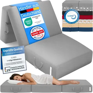 Bestschlaf Gästematratze 75 x 195 x 15 cm H2 Polyester 3 St.