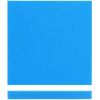 Wiltec Filtermatte Schaumstoff 50 x 50 x 3 cm feine Porung 30 ppi für Teichfilter Aquarienfilter Aquarium Filter Außenfilter Wasser
