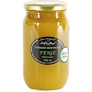 Wolfram Berge Original Tessiner Senf Sauce Feige (1 Kg)