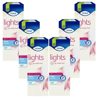 TENA Lights, Slipeinlagen für sensible Haut 0% Duft- und Farbstoffe