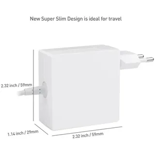 CoreParts MBXUSBC-AC0001-W Innenraum 45W Weiß Netzteil & Spannungsumwandler 45 W 20 V,