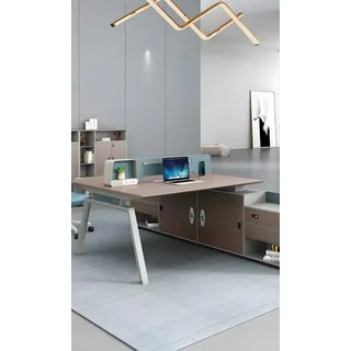 JV moebel Schreibtisch Tisch Arbeitstisch Büroschreibtisch Konferenztisch Computertisch | beige