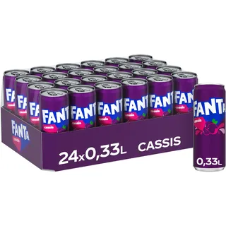 Coca Cola Fanta Cassis Erfrischungsgetränk 24x 330ml