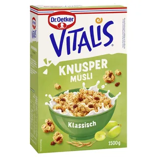 Dr. Oetker Dr.Oetker Vitalis Knuspermüsli Müsli 1500,0 g