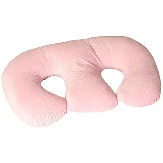 EHOTER Multifunktionale Twin Stillkissen Mutterschaft Stillkissen Stillkissen Für Schwangere Frauen Maschinenwaschbar Baumwollstoff Twin Stützkissen (Rosa)