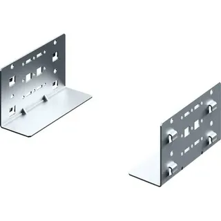 Rittal 5501400 19 Zoll Netzwerkschrank-Schienen 2 HE Festeinbau Natur