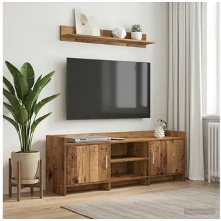 vidaXL TV-Schränk 130 x 33 x 47 cm Braun Holz
