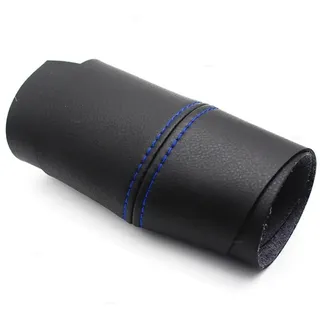 Zubehör Interieur Nur LHD 4 Türen Armlehnenverkleidung Lederbezug Innenverkleidung Für VW Für Golf 4 MK4 Für Bora Für Jetta 1998 1999 2000 2001 2002 2003 2004 2005 Auto Innenraum(Black-blue line,4 Stü