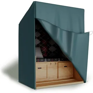 Kronenburg ® Kronenburg Strandkorb Schutzhülle 125 x 90 x 165/135 cm Grün