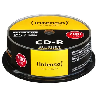Intenso CD-R 700MB 52x bedruckbar 25er Spindel