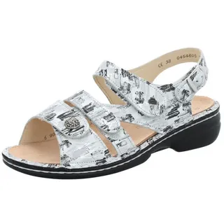 Finn Comfort Gomera Platero Sandale grau|weiß 36 EU