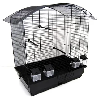 M.O. Vogelkäfig Wellensittich Kanarien 0 x 0 x 0 cm schwarz