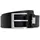Herrengürtel Leder 105 cm schwarz