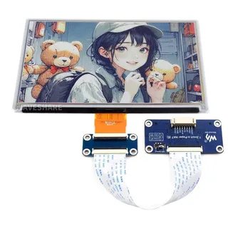 Waveshare E-Ink-Farb-Display mit HAT 7.3 Zoll, 800x480, Spectra 6, SPI, 3,3V