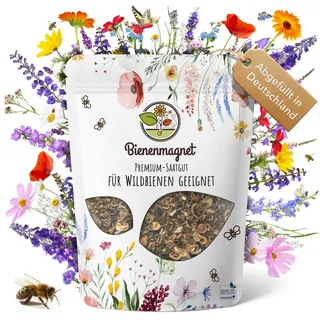 Bienenmagnet Blumensamen Premium Wildblumensamen für eine bunte Blumenwiese - Farbenfroh, 0.1 kg, Premium Saatgut bunt
