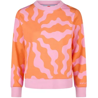salzhaut Hoodie UTMESSEN Rosa/Orange XS