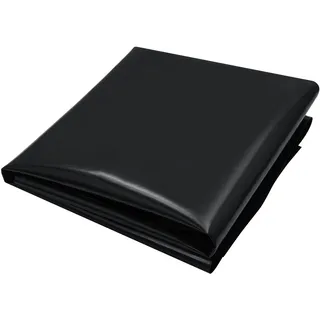 Teichfolie 6x6m, Teichwanne Stärke 0,5mm, Schwarz HDPE Teichfolien Schwerlast, Dichtungsfolie Teichmembran Schwimmteich Folie für Fischteiche/Brunnen/Wassergarten/Wasserfall/Teichbecken/Gartenteich