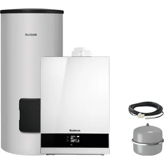 Buderus W50, GB192i.2-50WH Paket SU400S-C 50L MAG weiß, WW-Speicher SU400, 400 l