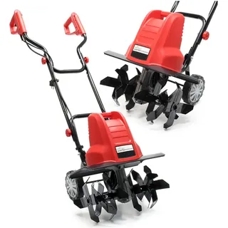 Wiltec Gartenhacke 1500 W 400 U/min mit 220 mm Arbeitstiefe und 24 Klingen