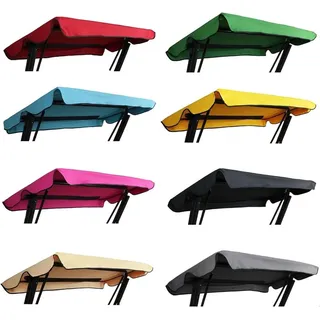 Universal Sonnendach für Hollywoodschaukel Dach-Plane für Garten-Schaukel Dachplane Ersatzdach (Grau) - Grau