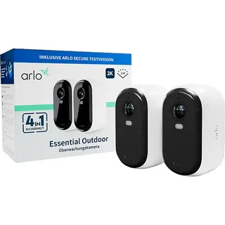 Arlo Essential 2 2K Outdoor Kamera 2er Set