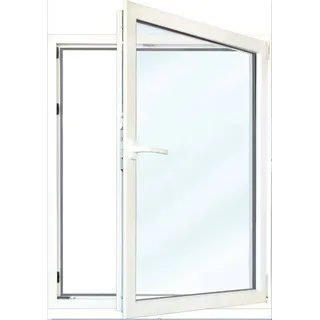 Meeth Fenster 120 x 70 cm DIN rechts 1 flügelig Dreh-Kipp weiß/golden Oak