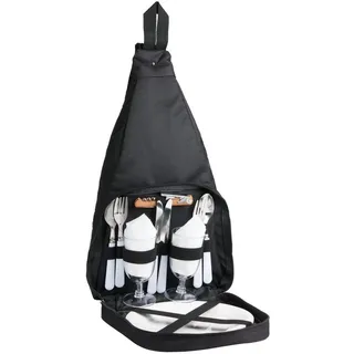 Brubaker Picknickrucksack 28 l Schwarz