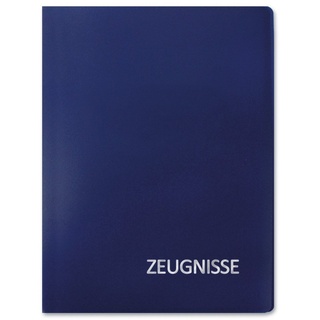 ROTH Zeugnismappe DIN A4, 20 Hüllen blau
