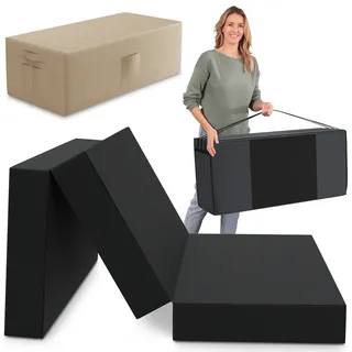 eloneo Spar-Set Klappmatratze Gästematratze, 120x195x15cm, schwarz inkl. Husse & Transporttasche