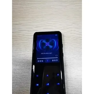 AGPTEK 64 GB MP3-Lautsprecher, Bluetooth 5.3, 2,4 Zoll (6,1 cm), großer Bildschirm, Musik-Player, Sport, HiFi, Audio, aus Metall, mit Touch-Taste, Lautstärke, Schrittzähler, FM-Radio, TF-Karte bis zu