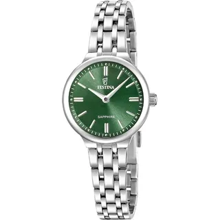 Festina F20744/4 Mademoiselle Uhr Damenuhr Edelstahl silber - Silber
