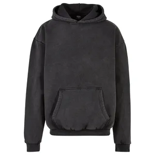 URBAN CLASSICS Stone Washed Hoody in schwarz Größe XXL