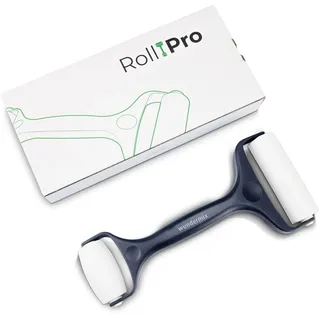 Wundermix - RollPro® Teigroller • Teigrolle mit 2 Walzen • Antihaft Nudelholz für müheloses Ausrollen von Teigen • Fondant Roller • Pizzaroller • Spülmaschinenfest • Backzubehör